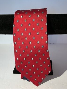 Classic Red Pride of England red silk Men's Tie
